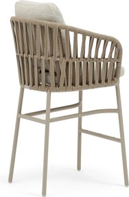 Barstoel Rope Taupe-naturel-bruin Coco Elara