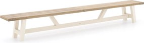 Picknickbank Bellagio  | Aluminium | 6 personen | Tuinbank Beige | 330cm | Kees Smit Tuinmeubelen