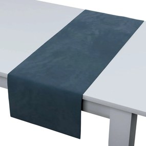 Dekoria Rechthoekige tafelloper collectie Velvet blauw 40 x 130 cm