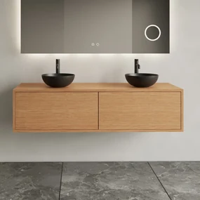 Gliss Design Joa badmeubel met 2 lades 140cm pure