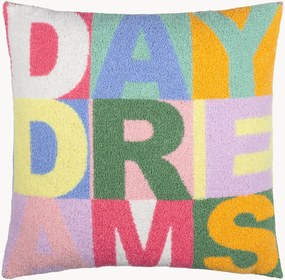 Getuft kussen Daydreams met fluwelen achterkant