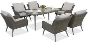 Bilbao Premium 6 Garden Point tuinmeubelen grijs