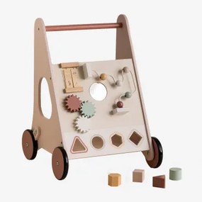 Multifunctionele Houten Loopwagen Bandile Kids Suikerspinroos - Sklum