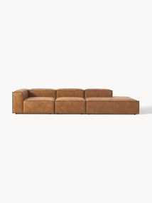 Modulaire XL chaise longue Lennon van gerecycled leer