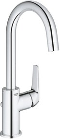 Grohe BauFlow L-size wastafelkraan met waste chroom
