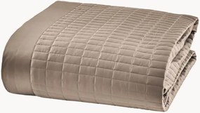 Katoensatijnen bedsprei Smeraldo