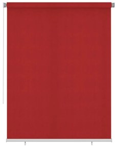 vidaXL Rolgordijn voor buiten 180x230 cm rood