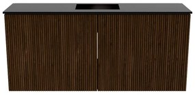 Mondiaz Joya 90cm toiletmeubel walnut met wastafel faye midden 1 kraangat urban