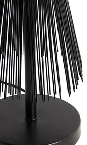 Landelijke tafellamp zwart - Broom Modern E27 rond Binnenverlichting Lamp