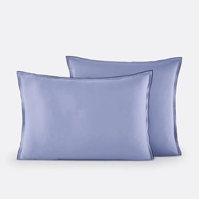 Kussensloop in gewassen katoensatijn van 118 draden, Victor uni