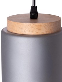 Hanglamp APP1813-6CP Frosted Grey