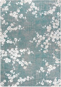 Wasbaar jacquard in- & outdoor vloerkleed Sakura