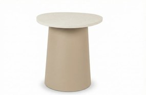 Cosidune Loft Beige Side Table Aluminium Grijs