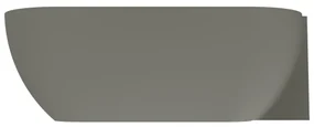 Arcqua Havana Halfvrijstaand Bad - 170x80cm - rechts - mat beton BAD246918