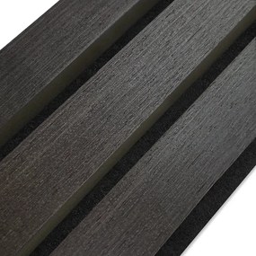 Sample | AkuPanel Zwart Eiken | 1 zijdig écht houtfineer