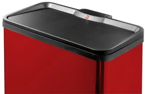Hailo Pedaalemmer Oko Duo Plus maat L 17+9 L rood 0630-240