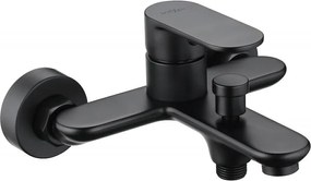 Mexen Milo badkraan, zwart - 71330-70