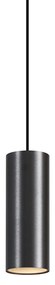 Moderne hanglamp gunmetal GU10 50mm - Tubo Modern GU10 rond Binnenverlichting Lamp