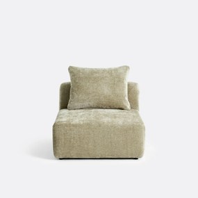 Zitelement voor modulaire bank, jacquard chenille, AMAD