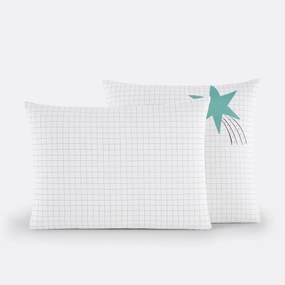 Kussensloop voor kinderen, 50 % gerecycled katoen, Roman