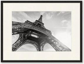 Ingelijste digitale print Eiffel Tower Against Sun