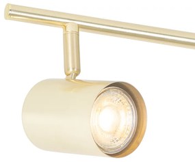 Moderne plafondlamp messing 3-lichts verstelbaar - Jeana Modern GU10 Binnenverlichting Lamp