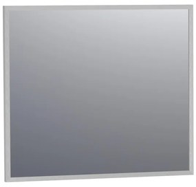 BRAUER Silhouette Spiegel - 80x70cm - zonder verlichting - rechthoek - aluminium - 3533