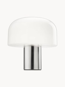 Dimbare tafellamp Bellhop van opaalglas
