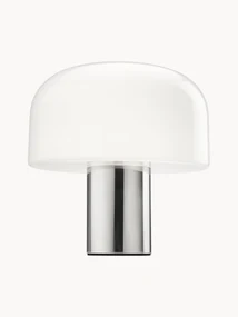 Dimbare tafellamp Bellhop van opaalglas
