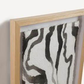 Handgeschilderd schilderij op rijstpapier, ONDE