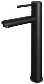 Brauer Black Edition ColdStart verhoogde wastafelkraan energy-saving model A zwart mat