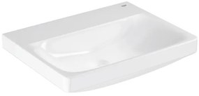 Grohe Euro Ceramic Wastafel - vrijhangend - 60x47cm - zonder kraangat - zonder overloop - exclusief wandbevestiging - alpine wit 102416sh00
