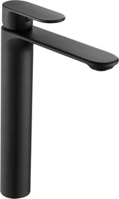 Mexen Milo hoge wastafelkraan, zwart - 71310-70