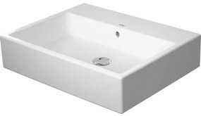 Duravit Vero Air Wastafel - 60x47cm - zonder kraangat - met overloop - geslepen - wondergliss - wit 23506000281