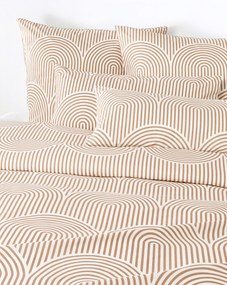 Katoenen dekbedovertrek Arcs