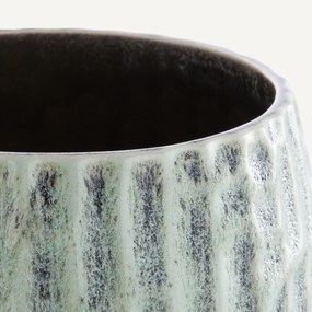 Bloempot van keramiek, H18 cm, Zira
