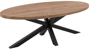 Goossens Eettafel Blade, Strak blad ovaal 260 x 120 cm 6 cm dik