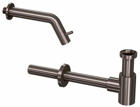 INK 3B Fonteinkraanset - wandFonteinkraan - designSifon - Metal black 9902454