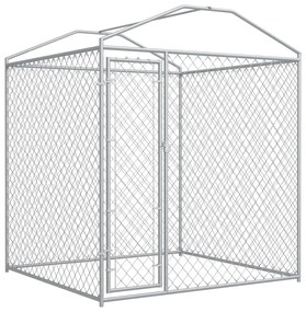 vidaXL Hondenkennel voor buiten met dak 193x193x225 cm