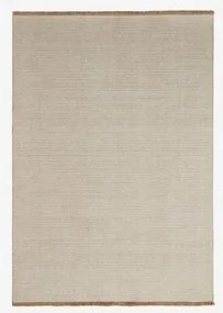 Rechthoekig Tapijt Van Wol En Katoen Quiteria Bruin - Tarwe & 200 X 300 Cm - Sklum