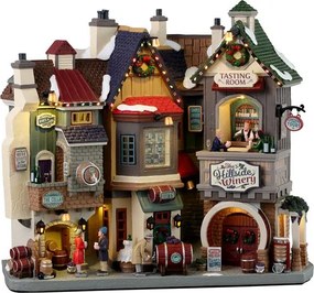 Lemax - 'The Hillside Winery' - Verlicht gebouw - Exclusief adapter (werkt ook op batterijen)