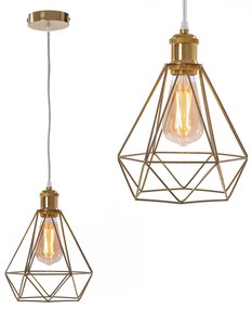 HANGLAMP DIAMOND Licht Goud 392197