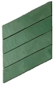 Terre d'Azur Granada wandtegel 6,4x27,5cm links groen