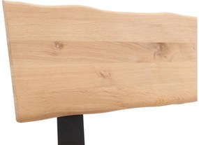 Goossens Bedframe Slade, Bedframe 160 x 210 cm hoofdbord organisch