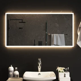 vidaXL Badkamerspiegel LED 100x50 cm