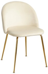 Gouden Dalnia Stoel Fluweel