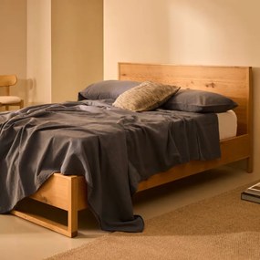 Kave Home Alguema Eiken Bedframe Modern 160 Cm