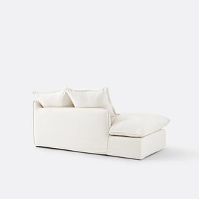 Longchair links mêlee polyester, Odna