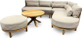 Showroommodel Serena hoek loungeset 5-delig Teak