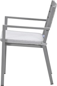 Garden Impressions Amarillo tuinstoel taupe - 4 stuks